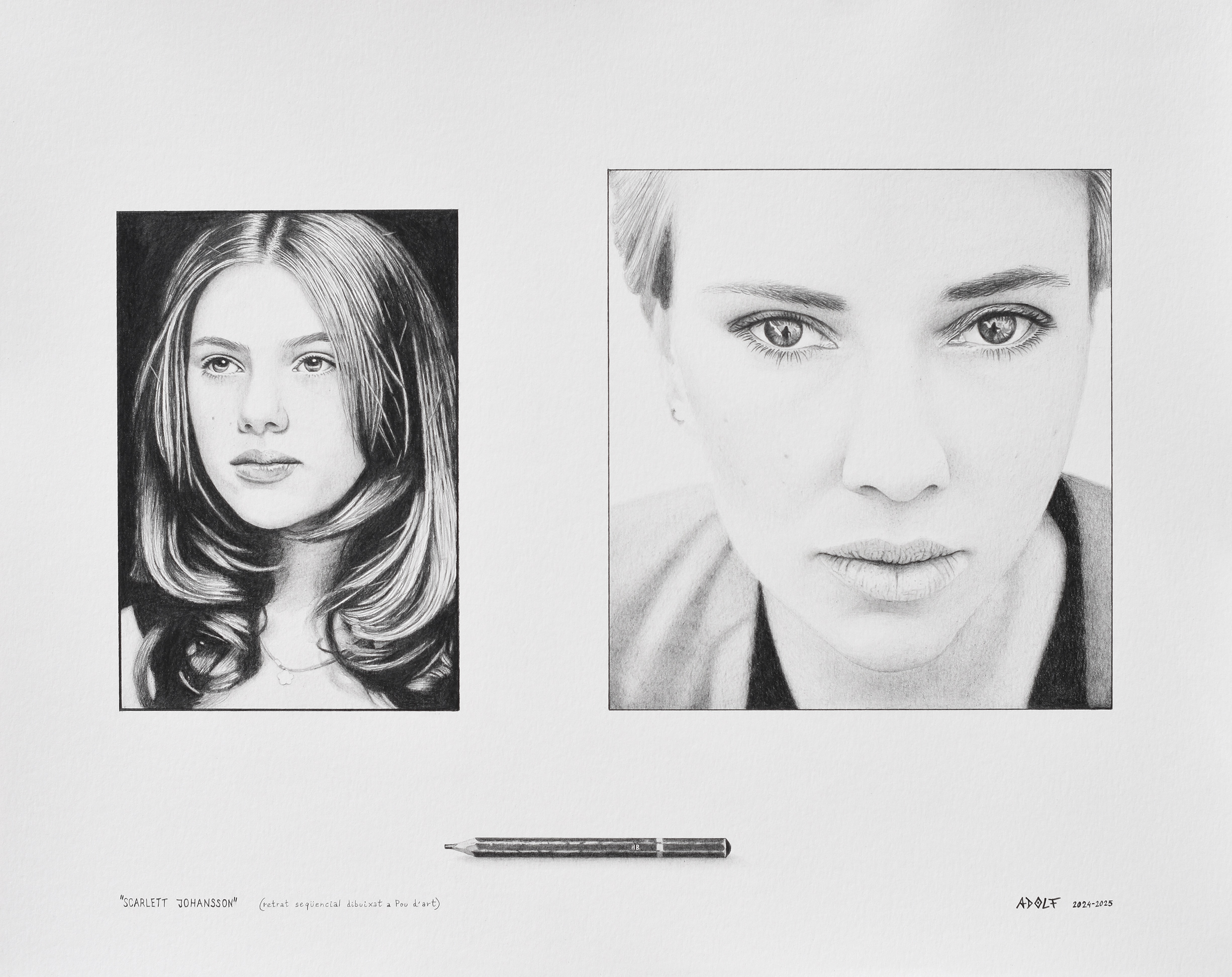 Scarlett Johansson drawing
