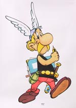 Asterix pencil drawing