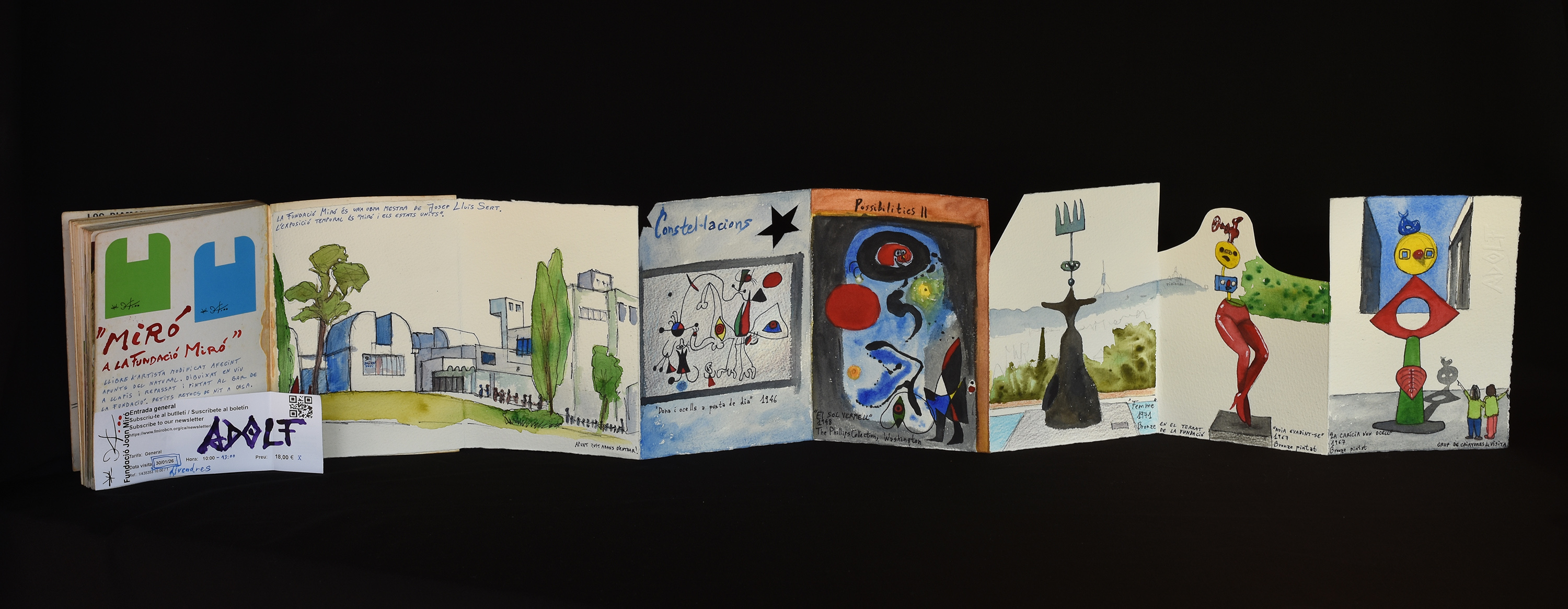 LLIBRE D'ARTISTA DE MIR�