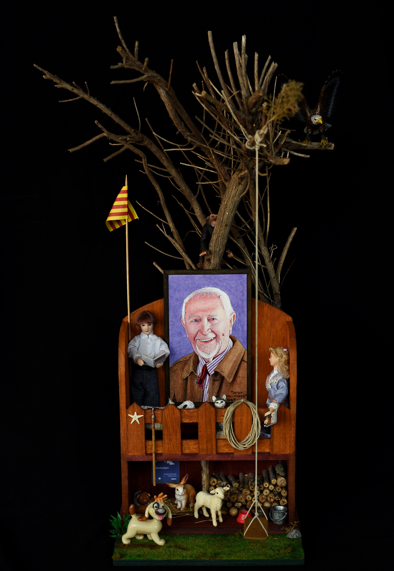 Josep Vallverdú homenatge diorama artístic