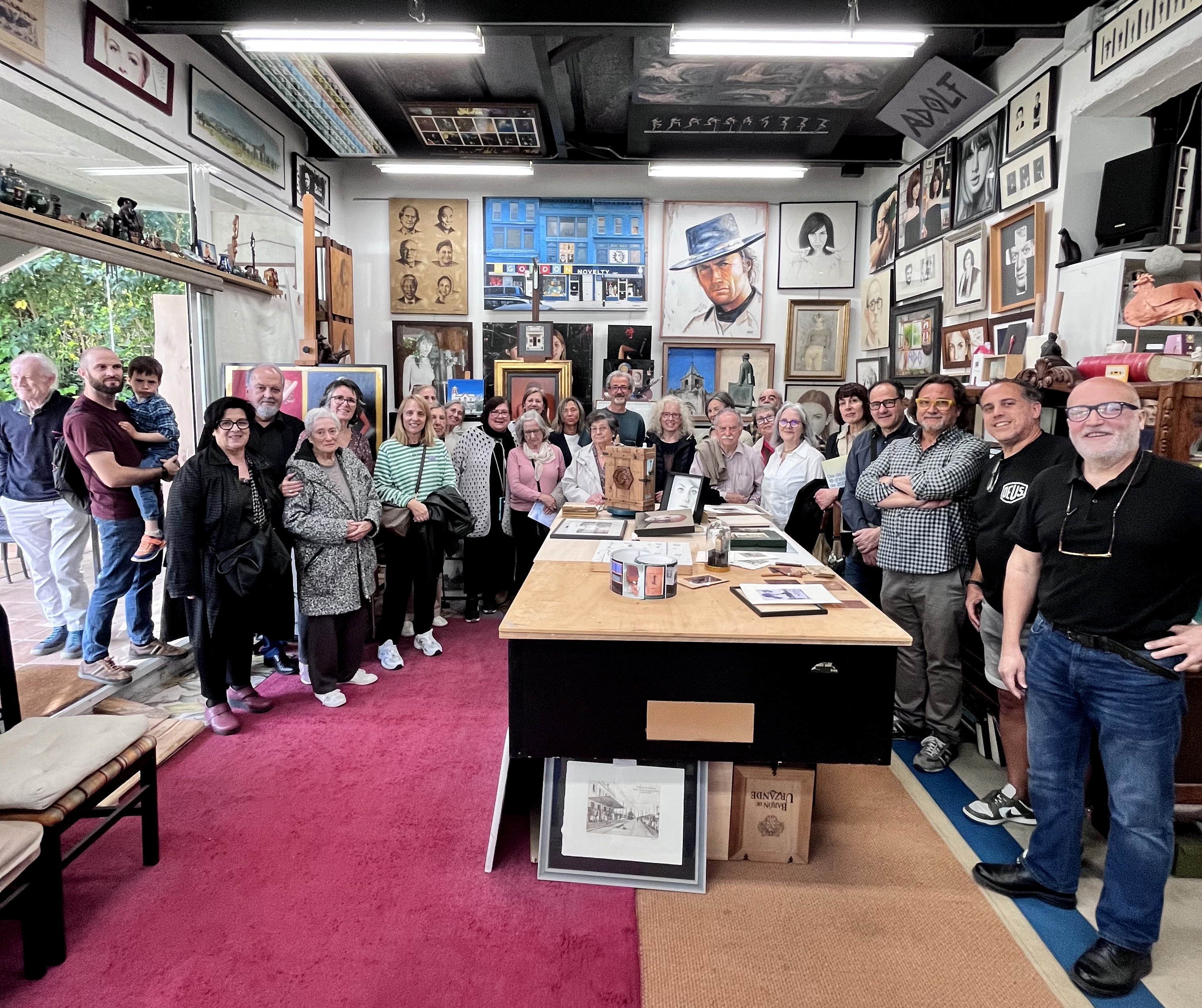 visita guiada al taller de l'adolf valldoreix dia de l'art sant cugat